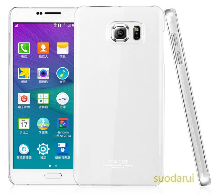 2015 Clear Transparent Case For Samsung Galaxy Note 5 High Quality Hard Back PC Case