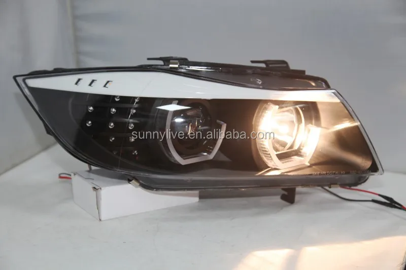 For BMW E90 330I 320I 318i led Angel Eyes headlight JY