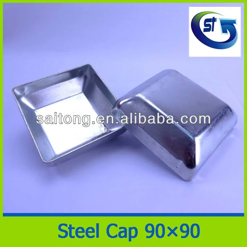 Square Dome Galvanized End Cap For Steel Tube Buy End Caps For Pipe Steel Tubing End Cap