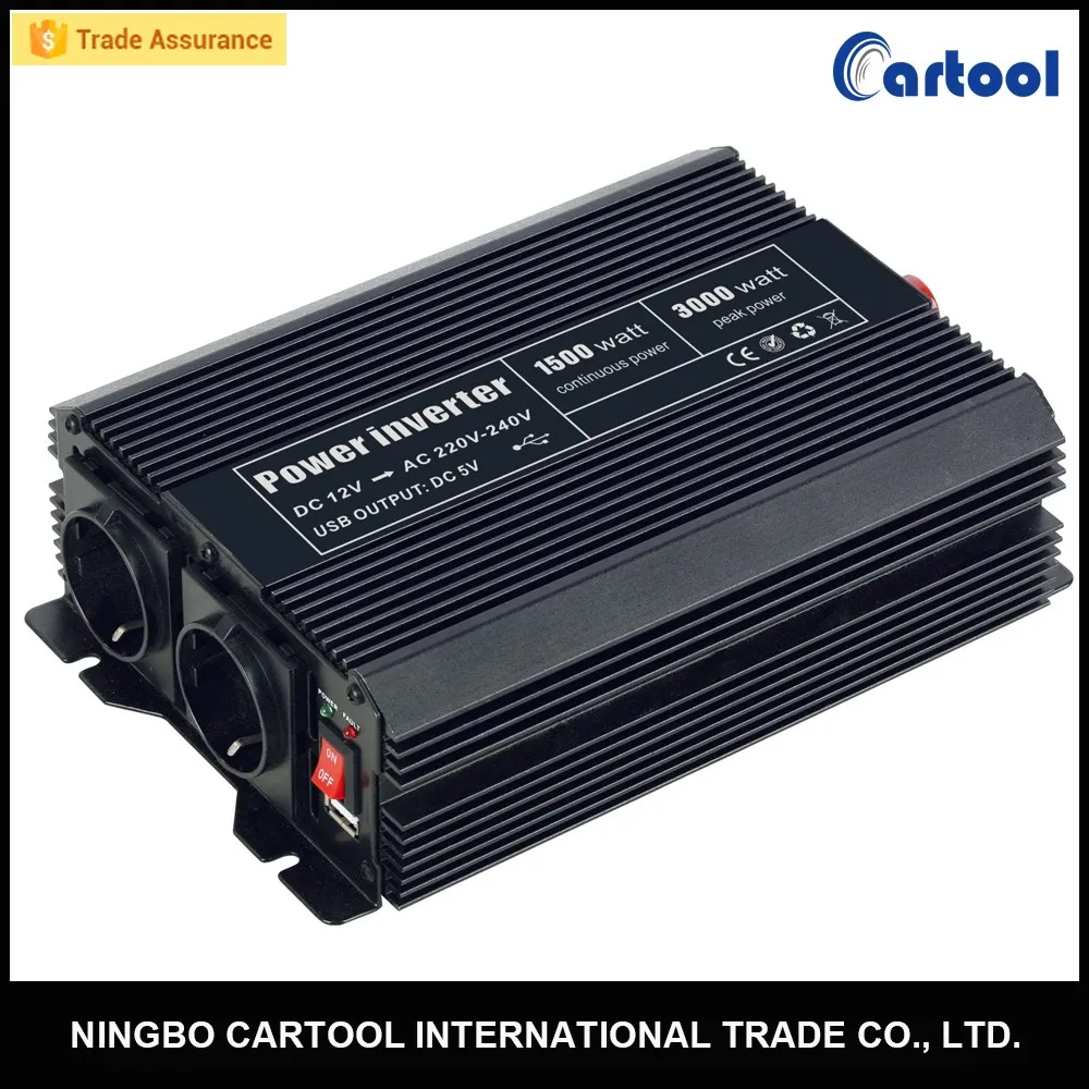 Tuv Approved 1500w Frequency Power Inverter 12/24/48v Dc To 120/220v