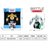 Inertial battle robot toys with music 2 colors mixed toys for boys