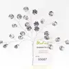 Wedding ceremony favor- Clear JEWEL CRYSTAL beaded picks elegant gift DIY wedding crowns craft projects wholesale#55087