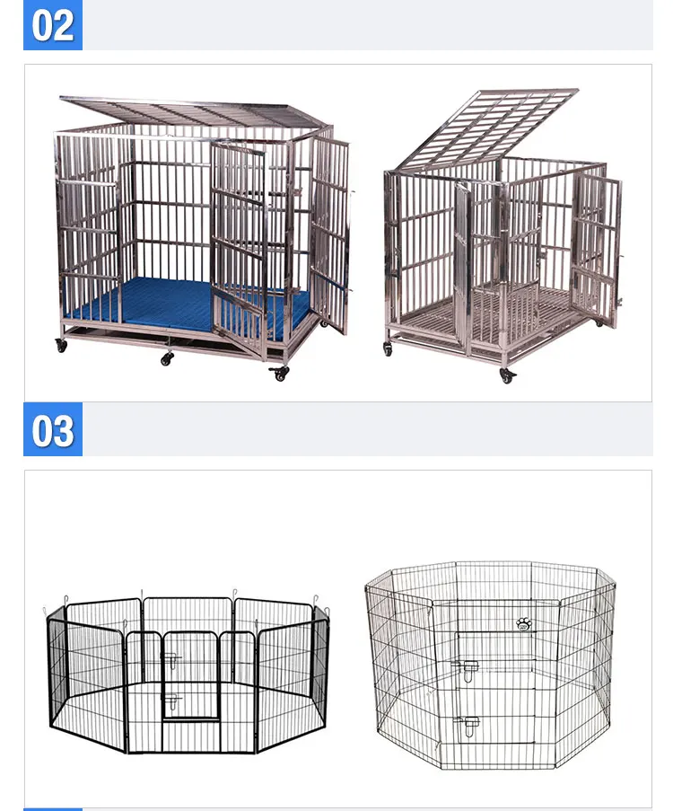 Factory Price Supply Galvanized Steel Large Dog Cage Buy Dog Cage,Large Steel Dog Cage,Strong