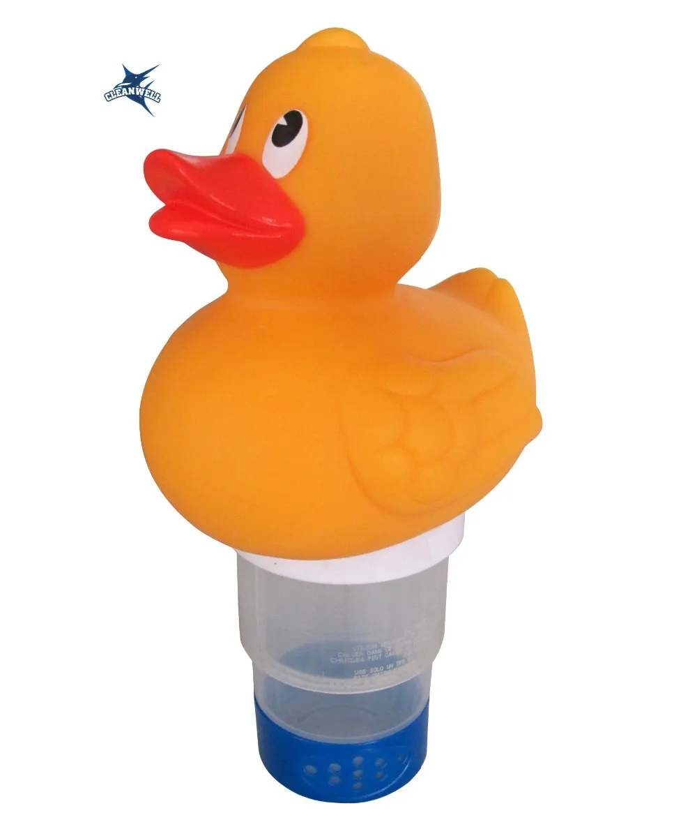 Cleanwell Cute Yellow Duck Design Large Capacity Swimming Pool Floating ...