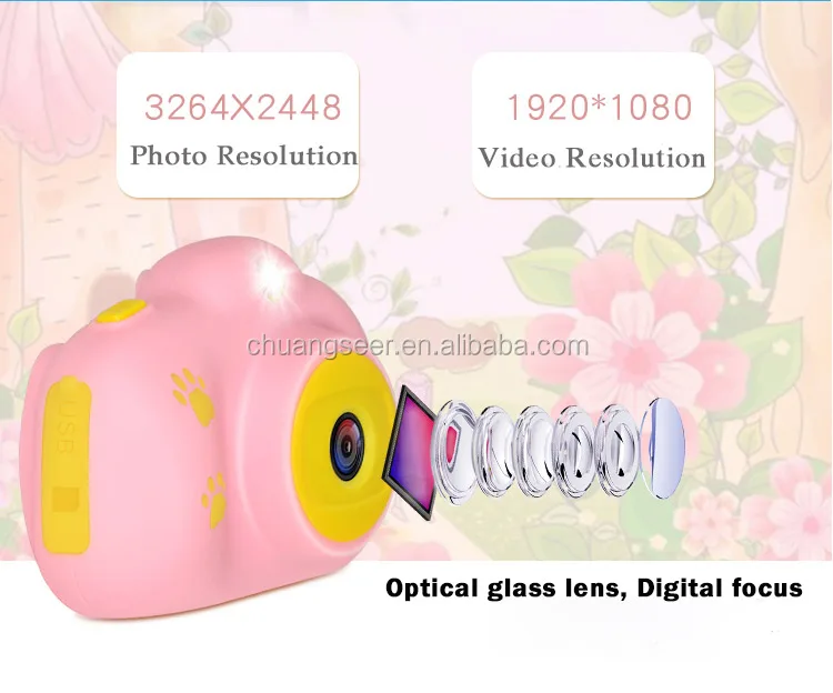 Cute Children Cameras Mini Camcorder Girls Kids Digital Camera For Kids
