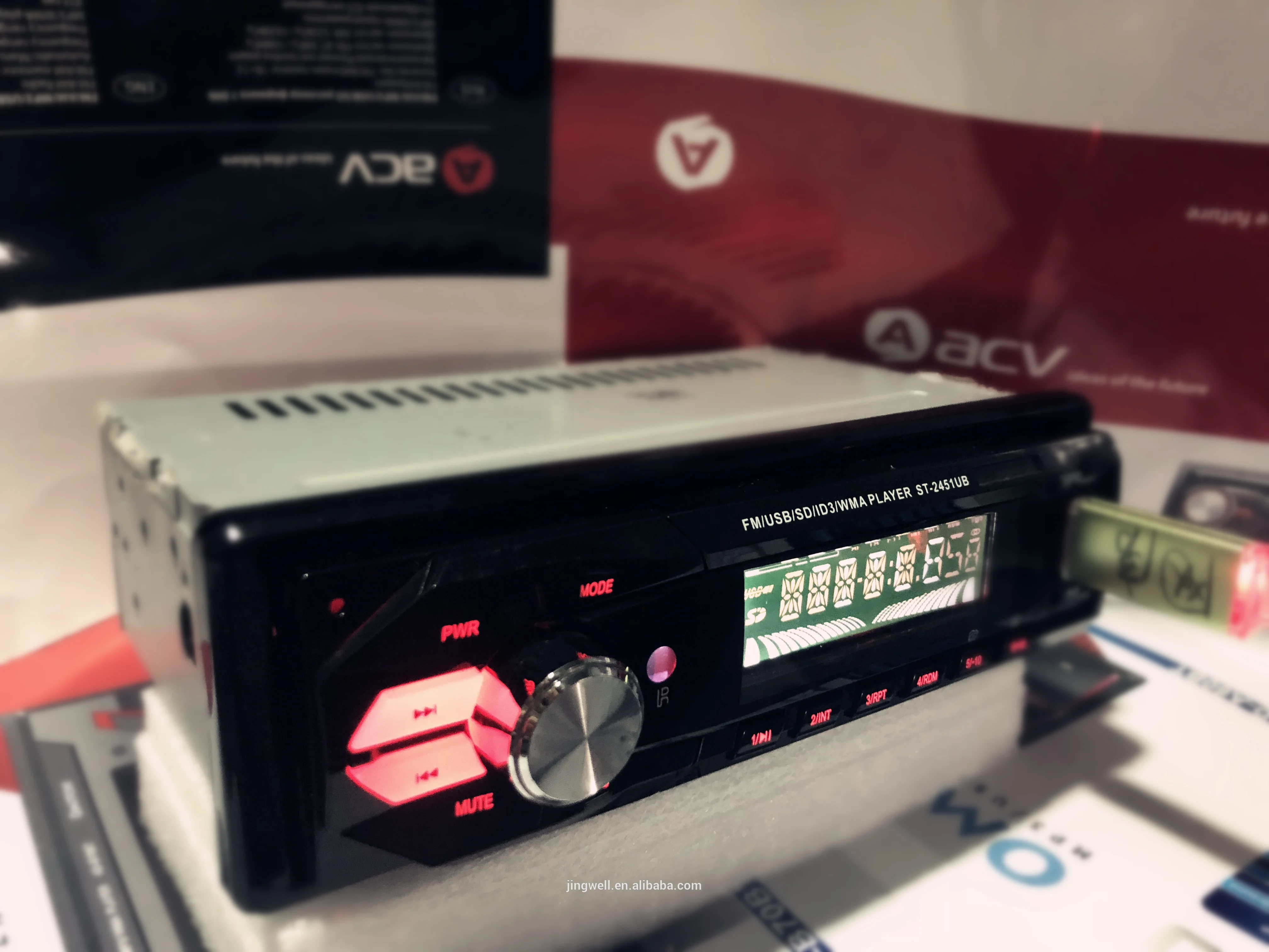 Pioneer Car Audio With Sd Usb Aux Car Stereo Mp3 Player With Lcd Panel