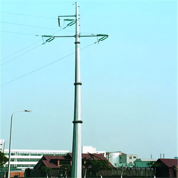33kv Transmission Line Steel Pole Tower & Electrical Steel Transmission