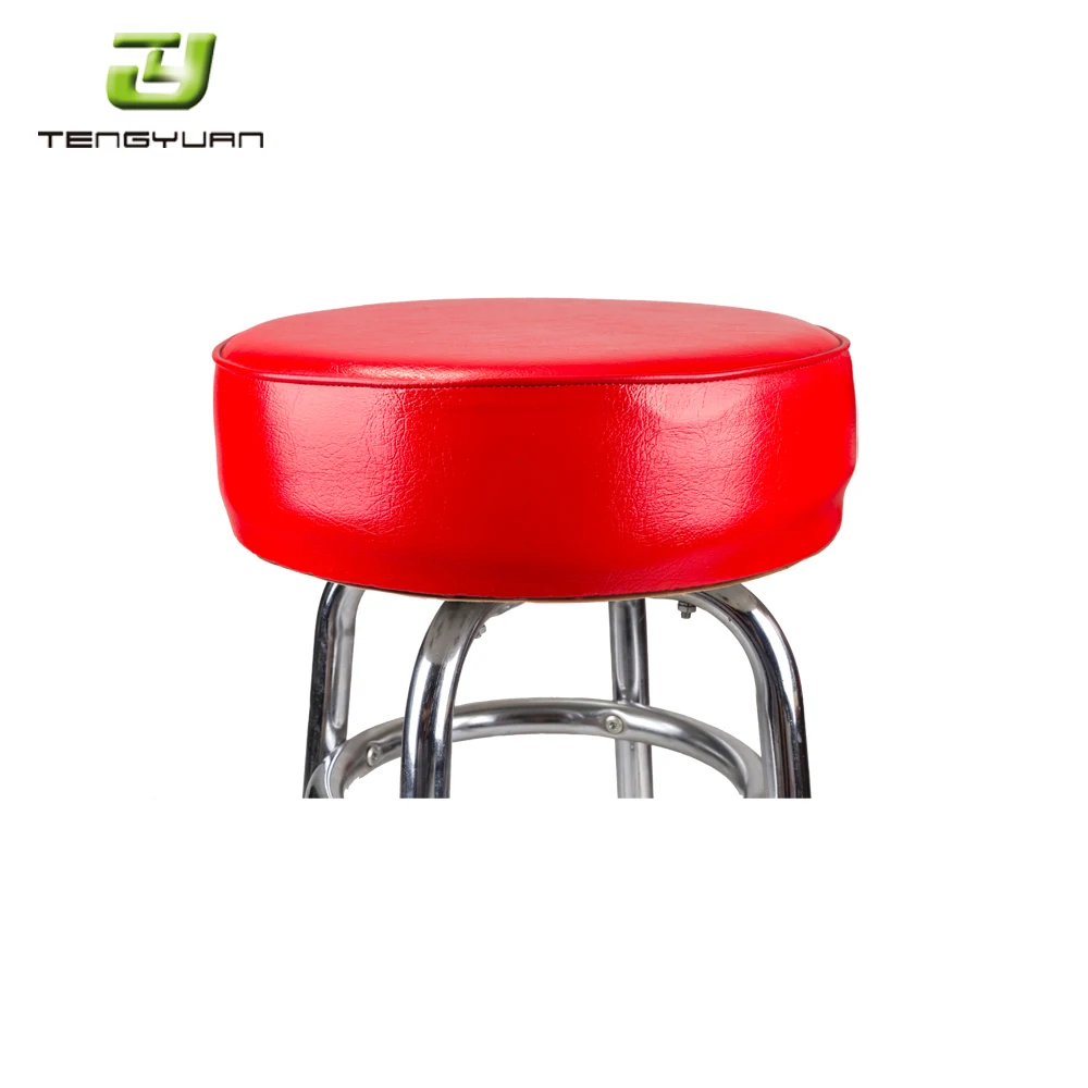 Commercial 360degree Custom Swivel Bar Stool With Printed Seat For Different Logo Buy Bar