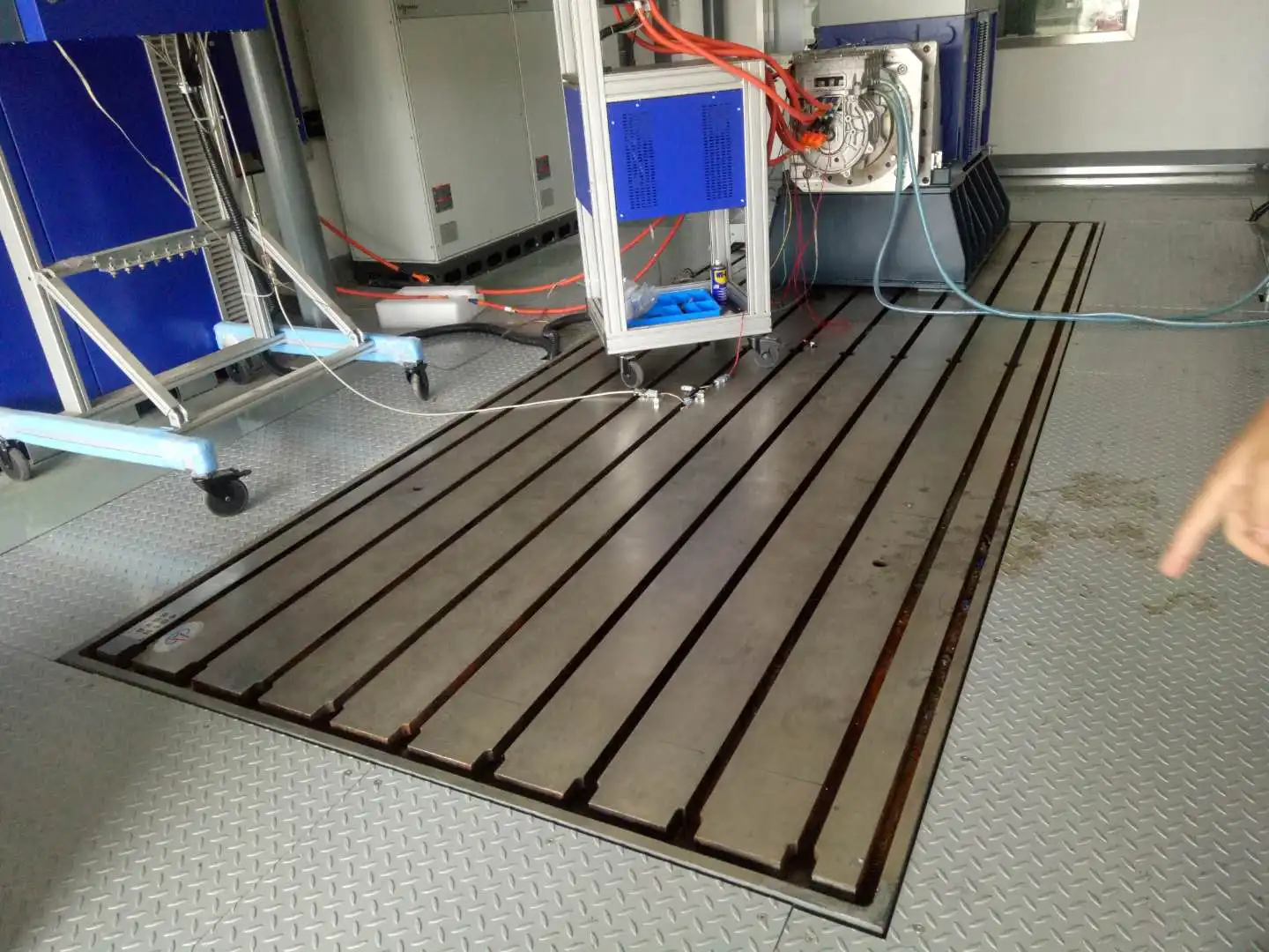 High quality Floor boring machine platform steel plate for China supplier
