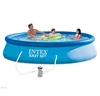 INTEX 28142 13FT X 33IN Easy Set Inflatable Above Ground Household family Swimming Pool with Filter Pump