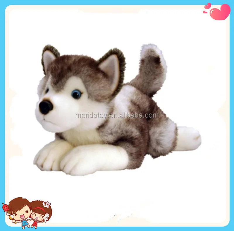 stuffed husky toy