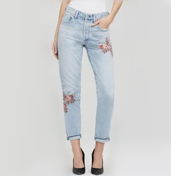 Mode Frauen Hellblaue Jeans Elegante Stickerei Schlank Denim Hosen Kleidung Damen Lassige Jeans Dunne Hosen Stb 0647 Buy Mode Frauen Hellblaue Jeans Elegante Stickerei Schlank Denim Hosen Damen Lassige Jeans Dunne Hosen Product On