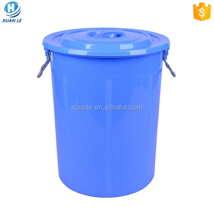 High Density Hdpe 100 Liter Plastic Bucket With Lid Water Pail For Sale ...