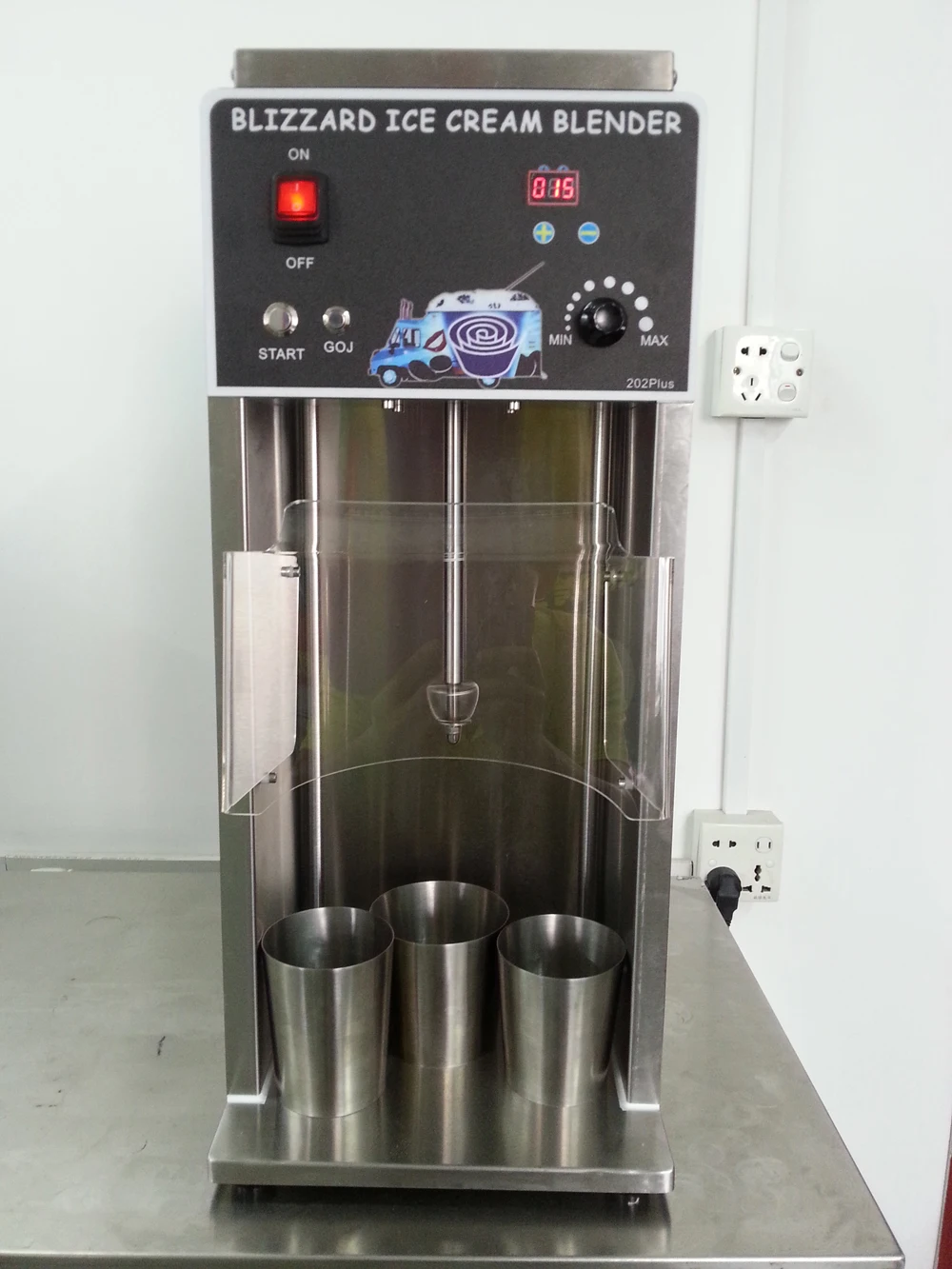 Ce Approved Mc Flurry Blizzard Dq Ice Cream Machine /soft Ice Cream Mixer Production Line
