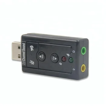 Factory Wholesale Virtual 7.1 Channel External Creative Audio Card