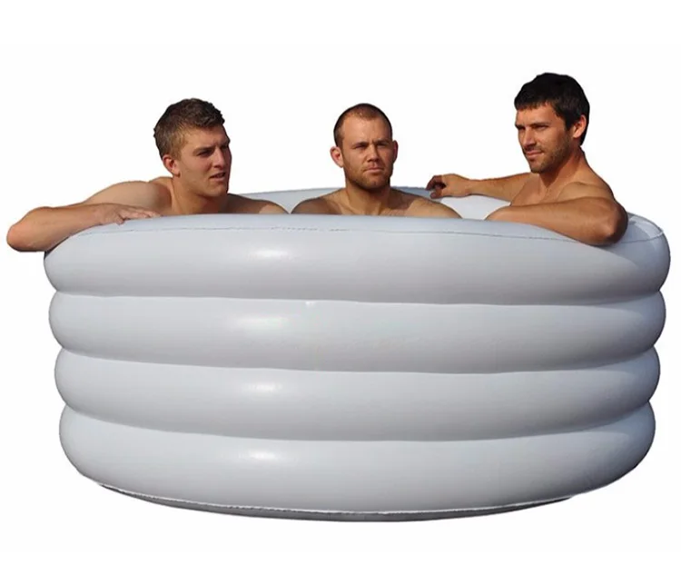 Heavy Duty Starke Vinyl Fitness Aufblasbare Team Eis Badewanne Durable Kunststoff Blow Up Runde