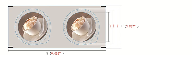 Factorydirectly auto pack plastic candy cold seal film with printing cup cover sealing