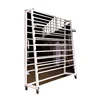 Retail store cloth display rack cotton piece goods wholesale shelf