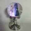 jbattery operated snow globe led light box transparent glass led display christmas lights