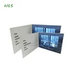 acrylic video greeting card lcd tft screen video brochure card for scrolling invitation