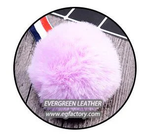 Fashion fur ball decoration new design accessories gift key chain FT073