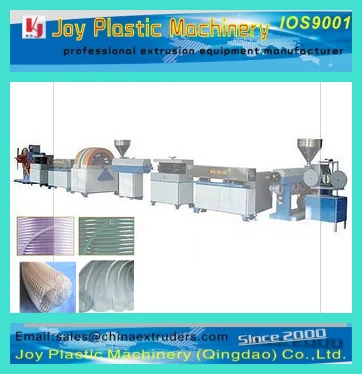 PVC fiber reinforced soft pipe extrusion linesoft pvc pipe machine