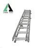 Galvanized steel grating step. steel grating ladder