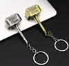 Avengers Anime Surrounded by Thor's Hammer Anime Keychain Alloy New Hot Creative Gifts