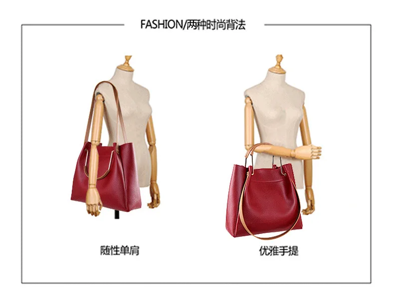 PU leather handbag (6)