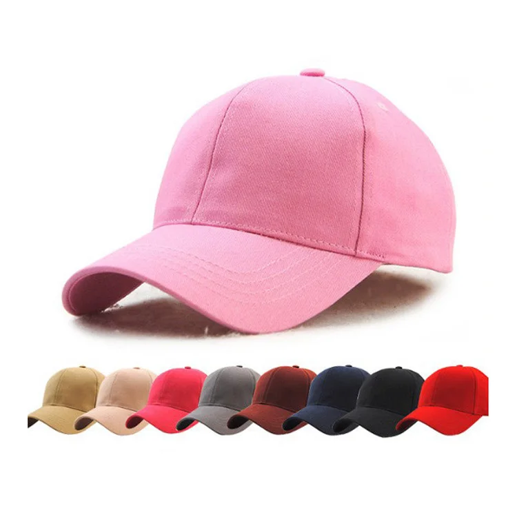 plain pink baseball cap