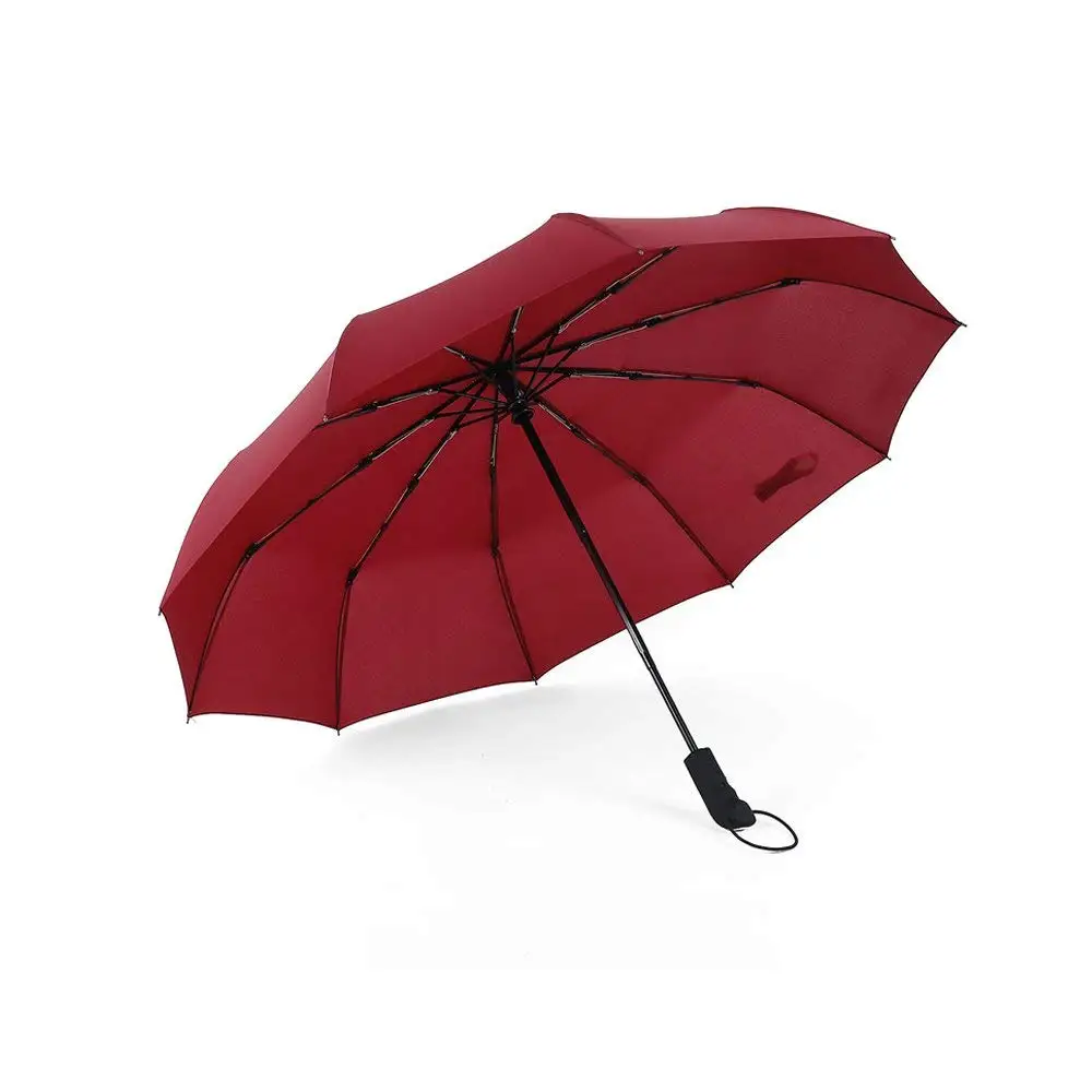 WILLIAM/&KATE Personality Middle Finger Umbrella Creative Folding Windproof Anti-UV Umbrella Lightweight Travel Black Umbrella
