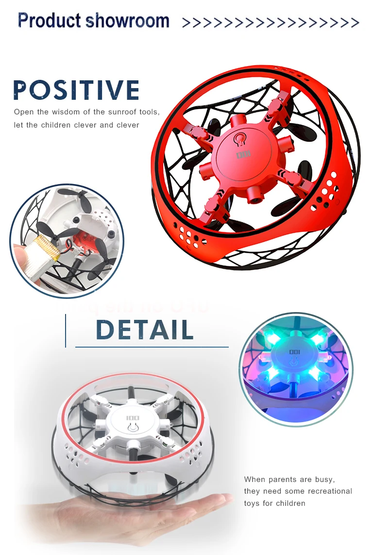Hand control kids induction ufo toys small pocket racing rc mini quadcopter drone
