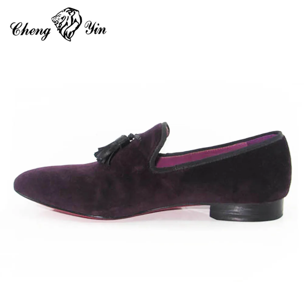 boys purple dress shoes