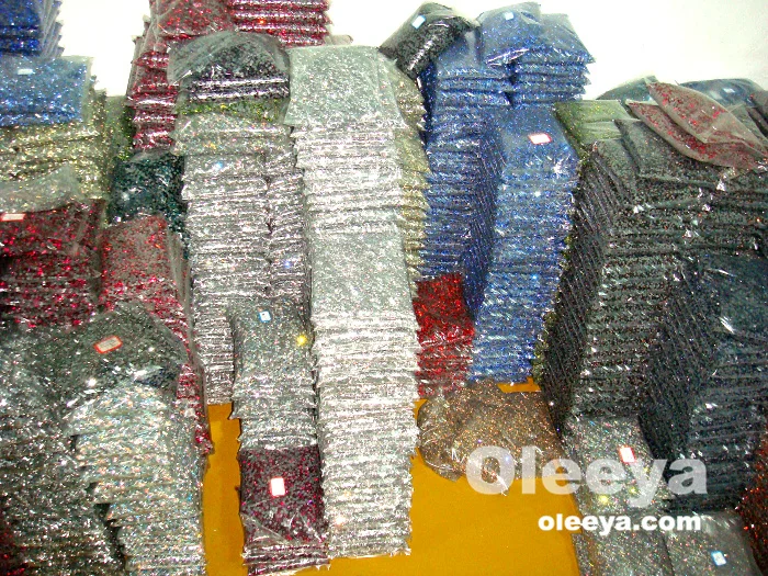 Bulk Package SS6~SS40 Glass DMC Quality Sticker Design Ss10 SLV Rhinestones Hotfix