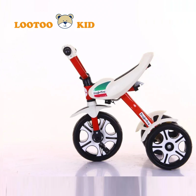 10 Inch Eva Air Tire Three Wheel Kids Trike / Steel Baby Tricycle
