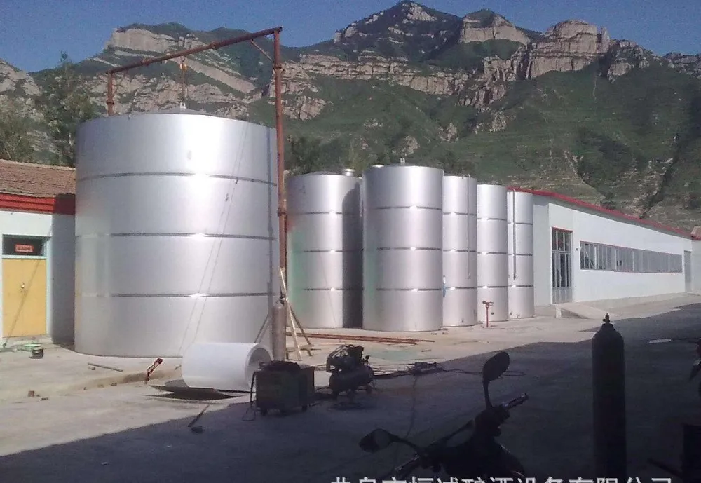 30m3 Stainless Steel Underground Kerosene Methanol Storage Tank Heating