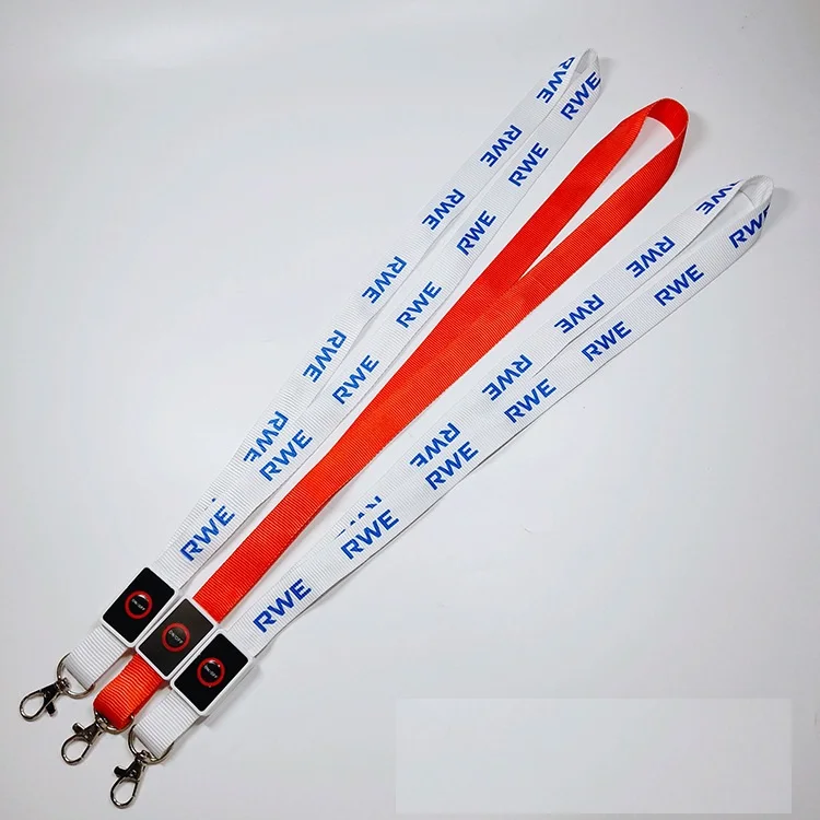 Party Supplies Polyester Led Light Up Lanyard With Custom Logo Design ...