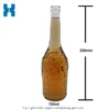 Factory price unique style cork 700ml glass spirit bottles