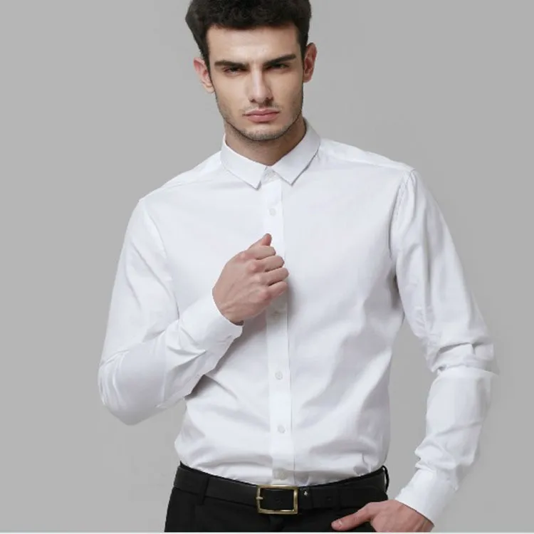 2017 Men Suit White Shitrts - Buy White Long Sleeves Shirts Product on ...