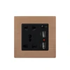 FIKO Household wall 86 standard one switch with 2-3 - pole multi - functional international five - hole socket with two - bit US