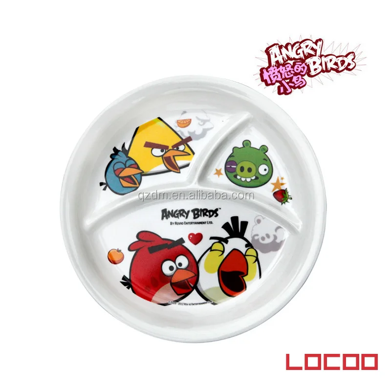 Plastic 3 Section Plate For Kids,China Melamine Manufacturer