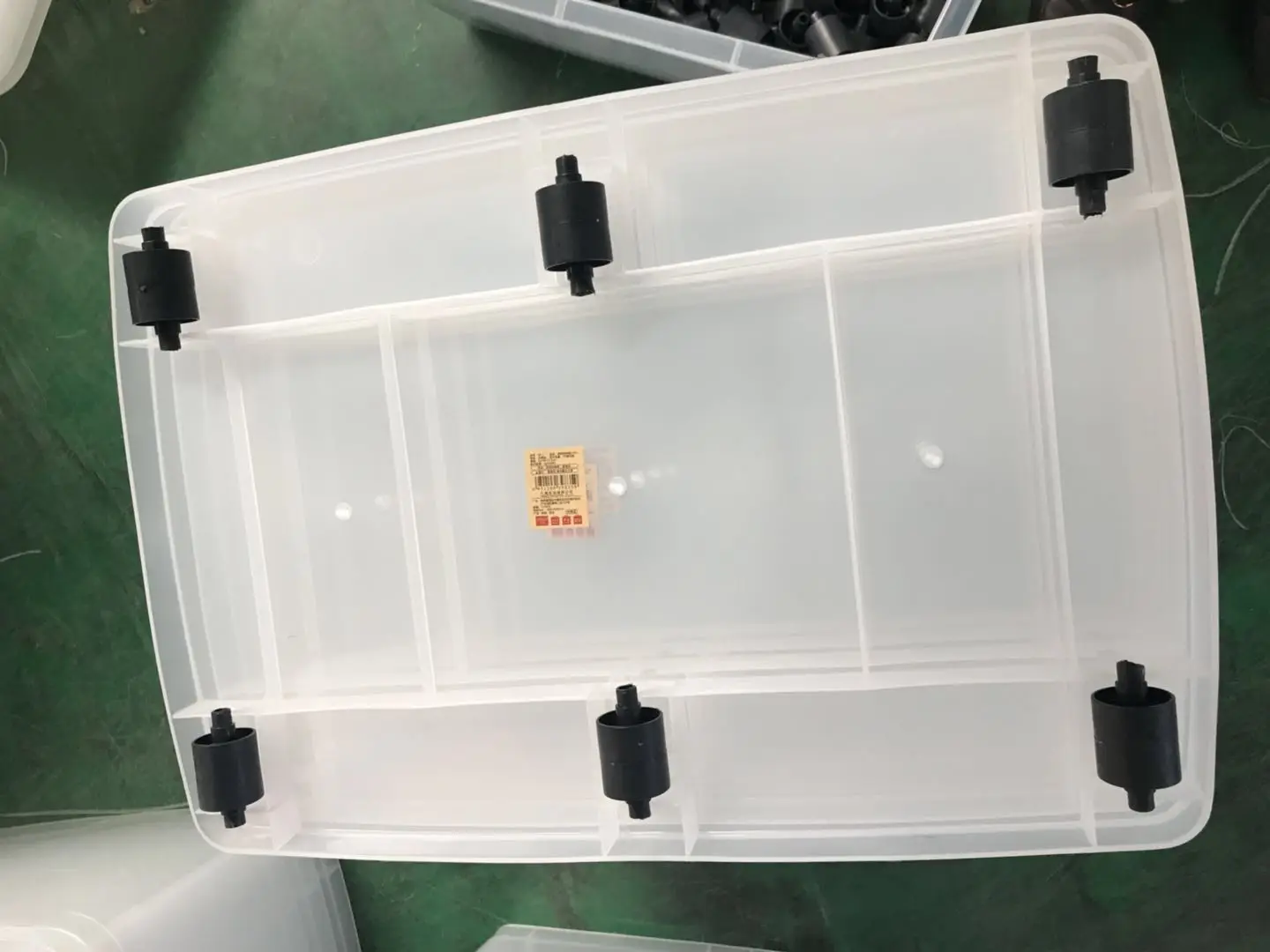 2017 Top Sale 120l Transparent Wholesale Household Handled Pp Storage