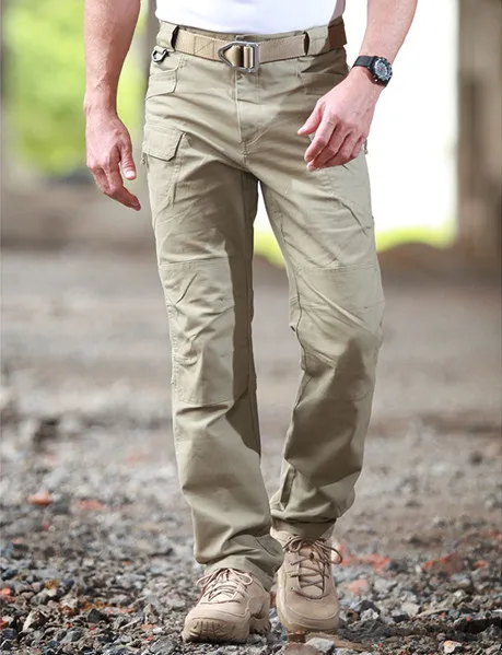 Hot Selling Khaki Workwear Trousers Cargo Pants With A Lot Of Pockets ...