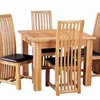 Hot Sale Round Shape Solid Timber Oak Dining Table