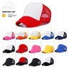 custom promotion blank 5-panel foam mesh trucker cap 100 polyester mesh trucker cap