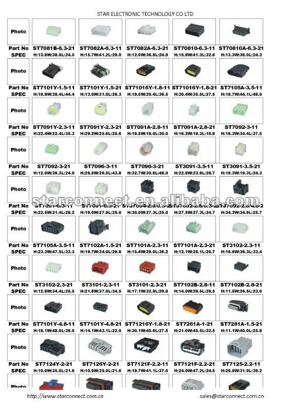 Terminal Automotive Electrical Connector Types Tyco 316836 1 Wiring
