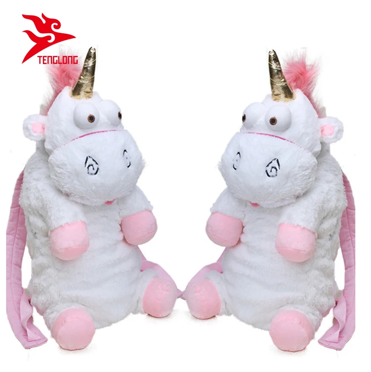 unicorn stuffed animal backpack