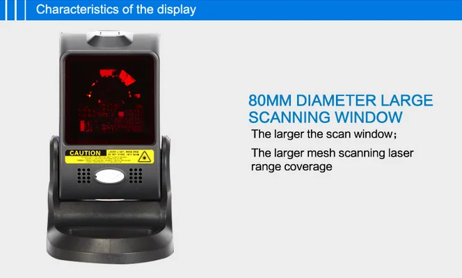 supermarket retail auto code reader 1d barcode scanner
