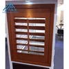 Tilt rod internal plantation hurricane shutter