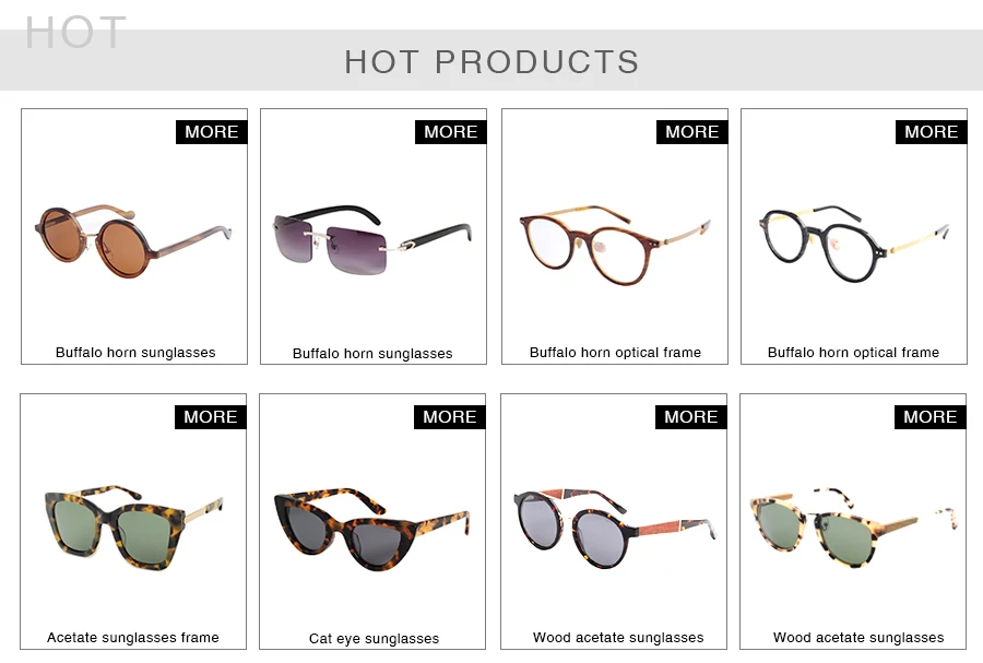 Customized OX horn eyewear sun shade glasses vintage buffalo horn eyeglasses frames